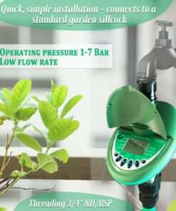 Automatic Electronic Garden Watering Timer Irrigation Controller Home Gardening 4