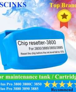 T5820 T582000 Maintenance tank Resetter For Epson Stylus Pro 3800 3800C 3850 3880 3890 3885 printer cartridge chip resetter 1