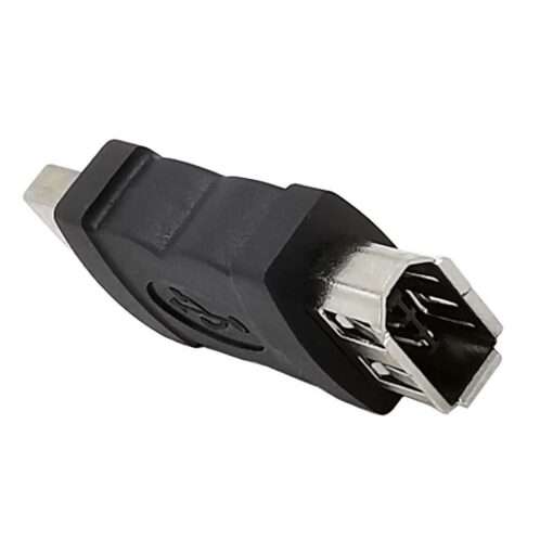 Adapter Camera Phone USB To Female Adapter Type A Male Adapter USB 2.0 Type A Male to Firewire IEEE 1394 6 Pin Female Adaptor Convertor Plug 3