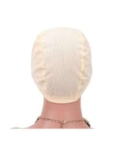 Mesh Dome Wig Cap Ultra Stretch for Women Breathable Wig Caps for Making Wigs Beige Color 2