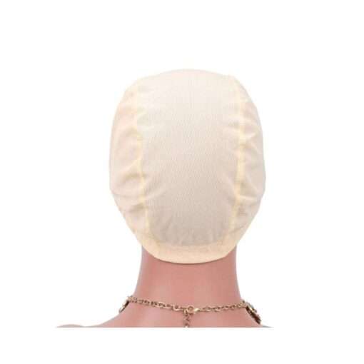 Mesh Dome Wig Cap Ultra Stretch for Women Breathable Wig Caps for Making Wigs Beige Color 2