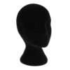 Styrofoam Mannequin Head Female black color for Wig making, Display Hair, Hats and Hairpieces etc.