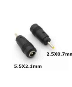 Laptop DC Tip Converter 5.5 x 2.1mm female To 2.5 x 0.7mm male for Asus