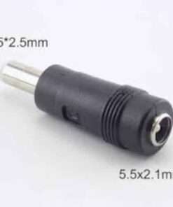 Laptop DC Tip Converter 5.5 x 2.1mm female To 5.5 x 2.5mm male 3