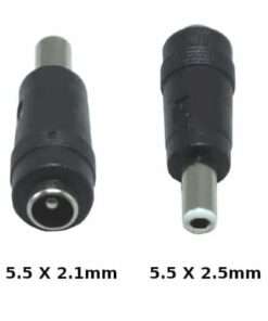 Laptop DC Tip Converter 5.5 x 2.1mm female To 5.5 x 2.5mm male