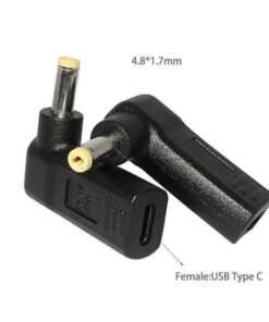 Laptop DC Tip Converter Type-C female To 4.8×1.7mm male