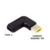 Laptop DC Tip Converter Type-C female To Lenovo Square tip male for Lenovo