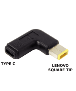 Laptop DC Tip Converter Type-C female To Lenovo Square tip male for Lenovo