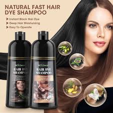 Natural Permanent Instant Fast Hair Color Shampoo